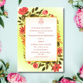 Invitation Upanayanam aka Hindu Holy Thread Janeu Cérémonie