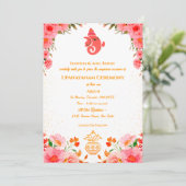 Invitation Upanayanam aka Hindu Holy Thread Janeu Cérémonie (Debout devant)