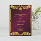 Invitation Upanayanam aka Hindu Holy Thread Janeu Cérémonie (Debout devant)