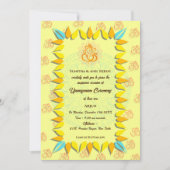 Invitation Upanayanam aka Hindu Holy Thread Janeu Cérémonie (Devant)