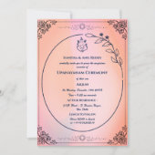 Invitation Upanayanam aka Hindu Holy Thread Janeu Cérémonie (Devant)