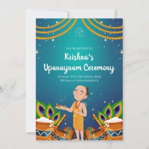 Invitation Upanayanam Thread Ceremony invitations