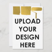 Invitation Upload Custom 5x7" Blank Promotional Business (Devant)