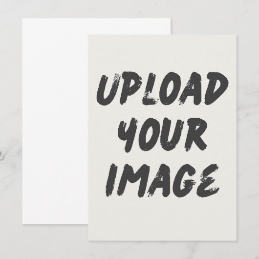 Invitation Upload your own (Devant / Derrière)