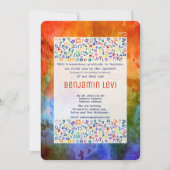 Invitation Upsherin Premier coupe de cheveux Juif Boy 3e anni (Devant)