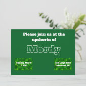 Invitation upsherin verte (Debout devant)