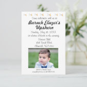 Invitation Upshernish Upshern Upsherin Invitations (Debout devant)