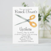 Invitation Upshernish Upshern Upsherin Invitations (Debout devant)