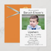 Invitation Upshernish Upshern Upsherin Invitations (Devant / Derrière)