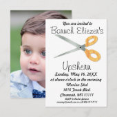 Invitation Upshernish Upshern Upsherin Invitations (Devant / Derrière)