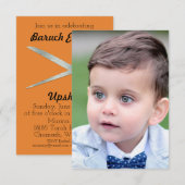 Invitation Upshernish Upshern Upsherin Invitations (Devant / Derrière)