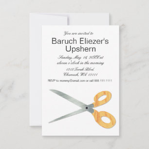 Invitation Upshernish Upshern Upsherin Invitations
