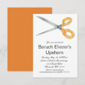 Invitation Upshernish Upshern Upsherin Invitations (Devant / Derrière)