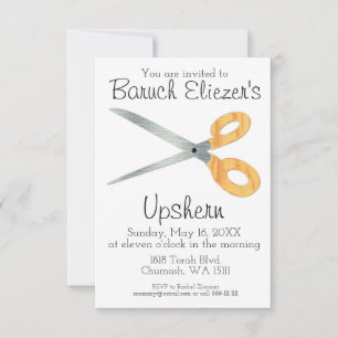 Invitation Upshernish Upshern Upsherin Invitations