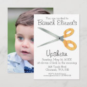 Invitation Upshernish Upshern Upsherin Invitations (Devant / Derrière)