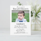 Invitation Upshernish Upshern Upsherin Invitations (Debout devant)