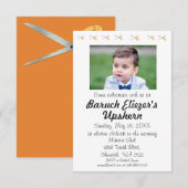Invitation Upshernish Upshern Upsherin Invitations (Devant / Derrière)