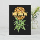 Invitation Upside Down Ananas Swinger Newbie Débutant Hommes (Debout devant)