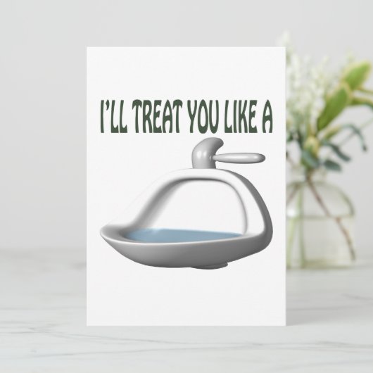 Invitation Urinal (Debout devant)