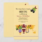 Invitation Urnes Grecques (Devant / Derrière)