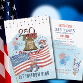 Invitation US 250 1776-2026 Texas Style 4th of July