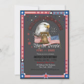 Invitation US 250 Anniversary We the People  Eagle & Bell (Devant)