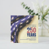 Invitation USA 250 ans d'anniversaire de l'indépendance améri (Debout devant)