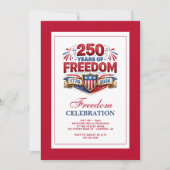 Invitation USA 250 Year Commemorative Celebration (Devant)