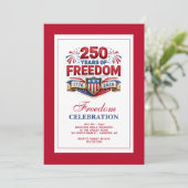 Invitation USA 250 Year Commemorative Celebration (Debout devant)