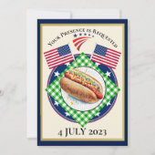 Invitation USA patriotique (Devant)