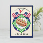 Invitation USA patriotique (Debout devant)