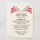 Invitation USA patriotique (Dos)