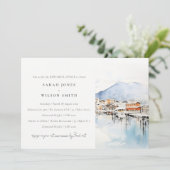 Invitation Ushuaia Argentina Landscape Rehearsal Dinner (Debout devant)