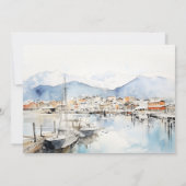 Invitation Ushuaia Argentina Landscape Rehearsal Dinner (Dos)