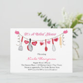 Invitation Ustensiles de cuisine, douche de guirlande de (Debout devant)