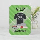 Invitation V.I.P Cricket (BLSL) fête d'anniversaire (Debout devant)