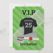 Invitation V.I.P Cricket (BLSL) fête d'anniversaire (Devant)