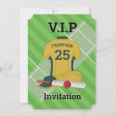 Invitation V.I.P Cricket (GGR) Anniversaire (Devant)