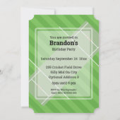 Invitation V.I.P Cricket (GGR) Anniversaire (Dos)