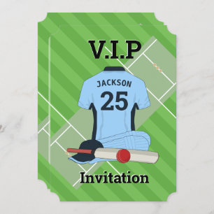 Invitation V.I.P Cricket (LBDB) Anniversaire