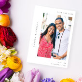 Invitation V MOD 2 Photo simple Enregistrer la date