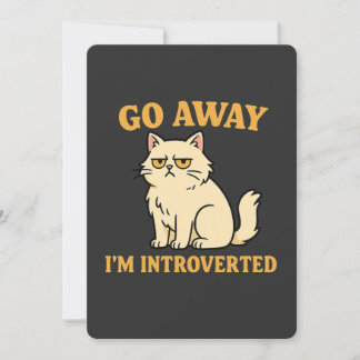 Invitation Va te faire voir, je suis introverti – T-shirt de