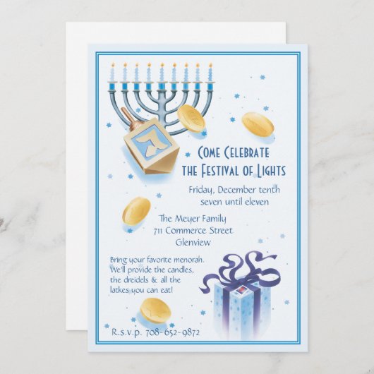 Invitation Vacances © (Devant / Derrière)