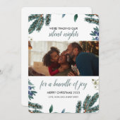 Invitation Vacances bébé (Devant / Derrière)