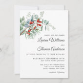 Invitation Vacances Botanique et Mariage de baies (Devant)