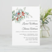 Invitation Vacances Botanique et Mariage de baies (Debout devant)