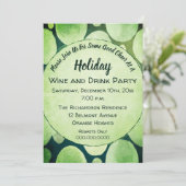 Invitation Vacances Cheer Vins et Boissons (Debout devant)