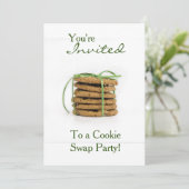 Invitation Vacances Cookie Swap (Debout devant)