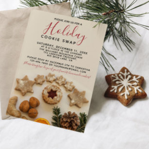 Invitation VACANCES COOKIE SWAP Cookie Exchange Party