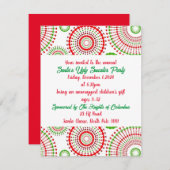 Invitation Vacances de fête de Sweater (Devant / Derrière)